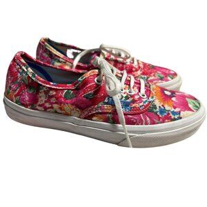 VANS Off‎ the Wall Floral Sneakers Women's Size 6
